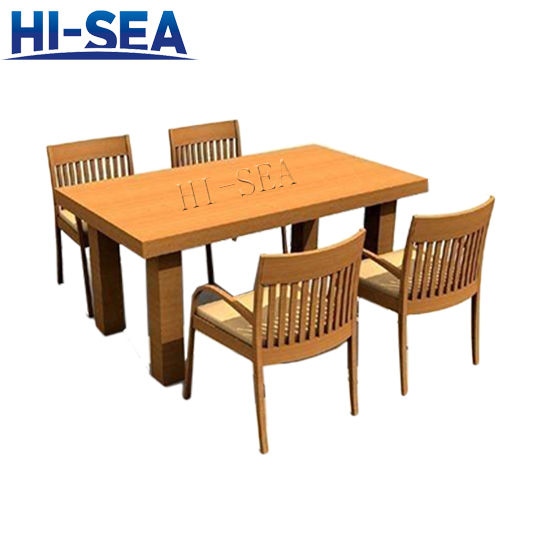 Marine Wooden Dining Table